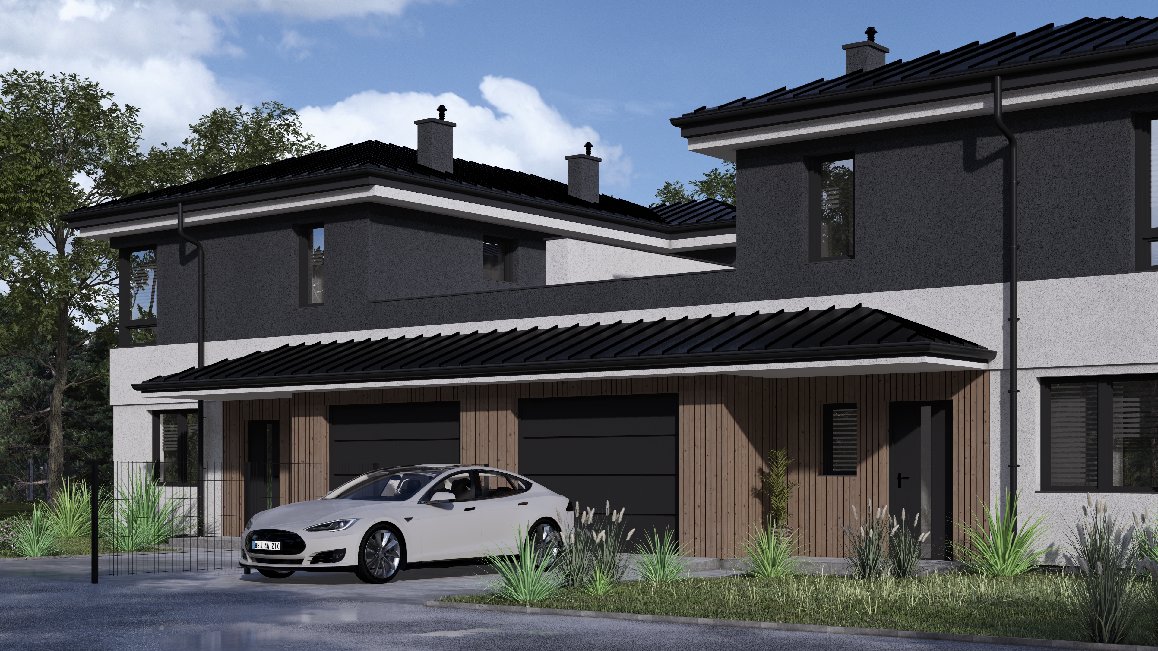 Wizualizacja zewnętrzna inwestycji JLG Development